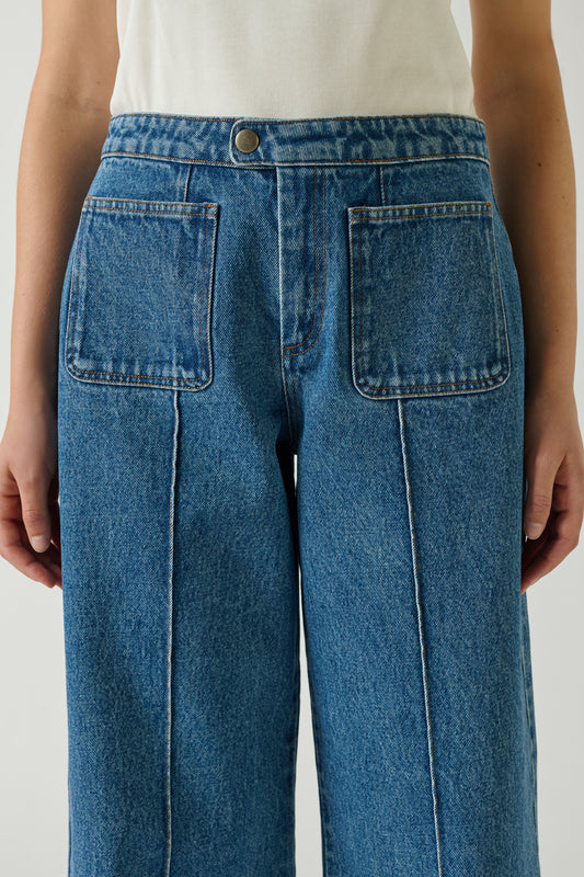 Jean Harry - Denim Bleu Delave - Femme