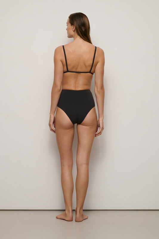 Maillot De Bain Il Bikini Vita Alta - Chocolat - Femme